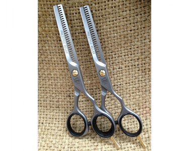 Jaguar Pre Style Relax design left 5.25" 28 tooth thinner or texturing scissor.